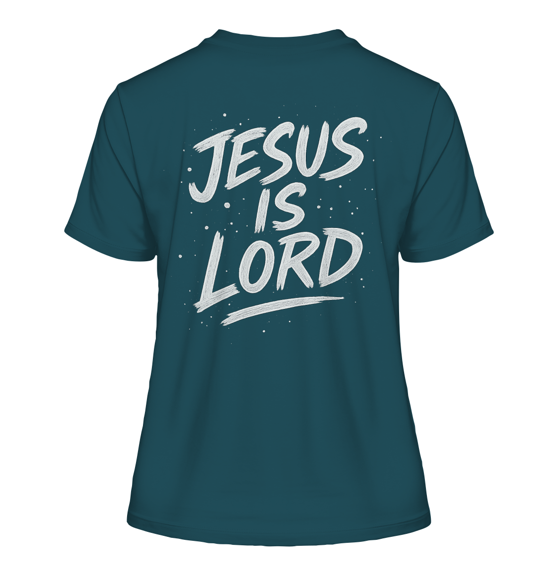 Jesus is Lord (Black-Edition) - Fitted Ladies Organic Shirt