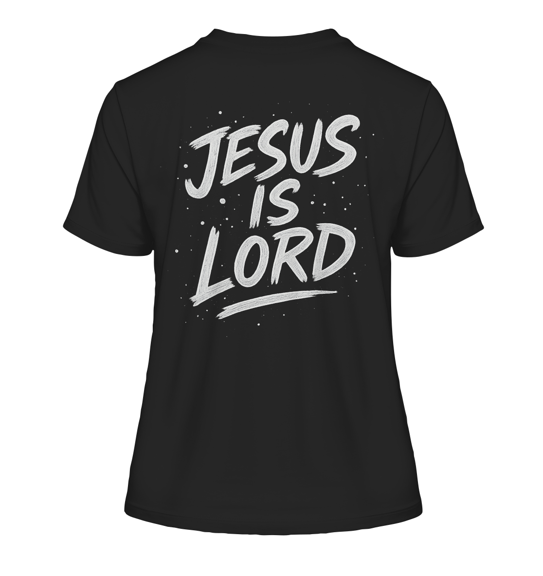Jesus is Lord (Black-Edition) - Fitted Ladies Organic Shirt