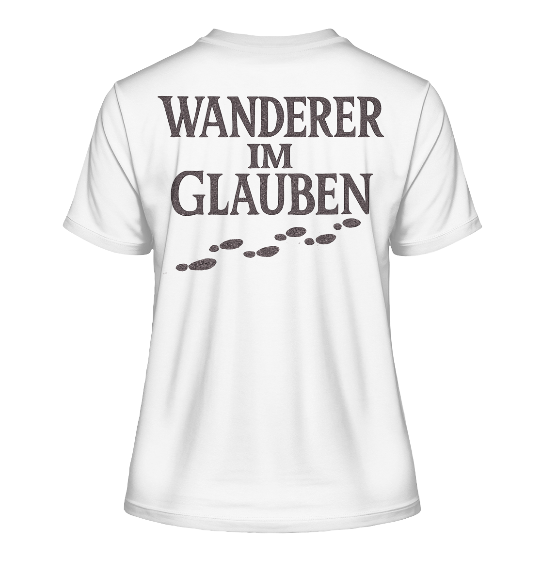 Wanderer im Glauben - Fitted Ladies Organic Shirt