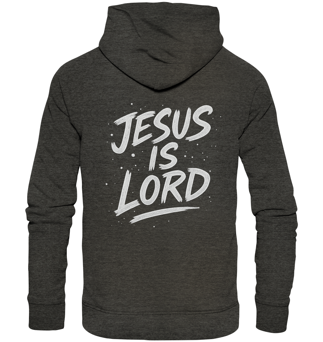 Jesus is Lord (Black-Edition) - Organic Hoodie