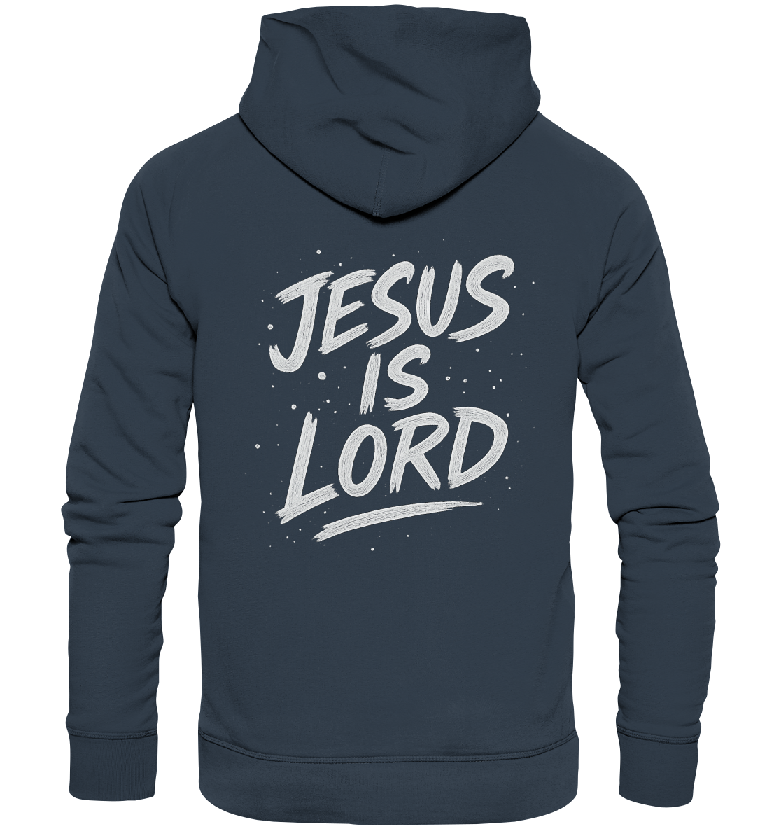 Jesus is Lord (Black-Edition) - Organic Hoodie