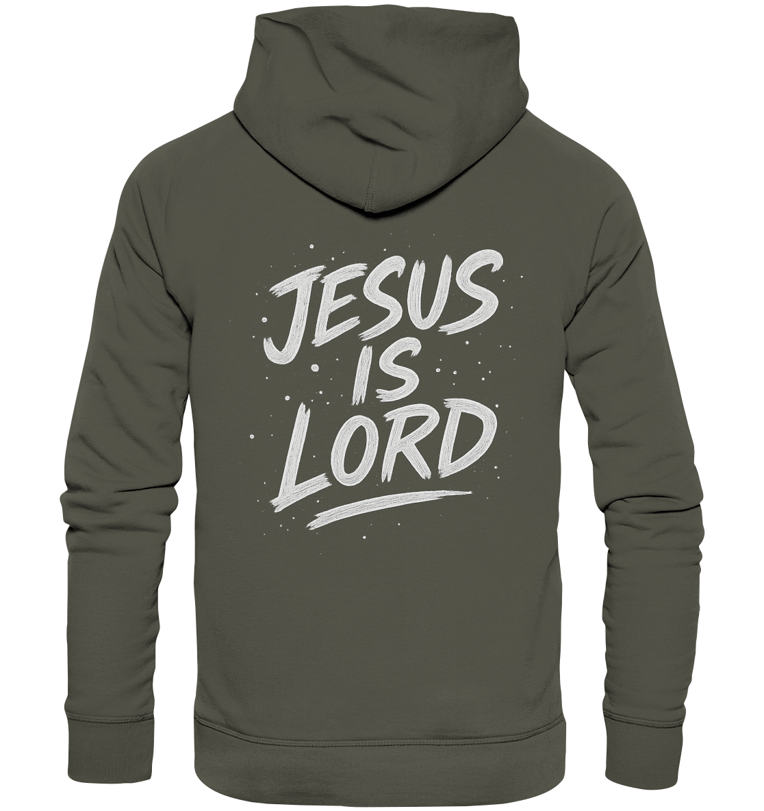 Jesus is Lord (Black-Edition) - Organic Hoodie