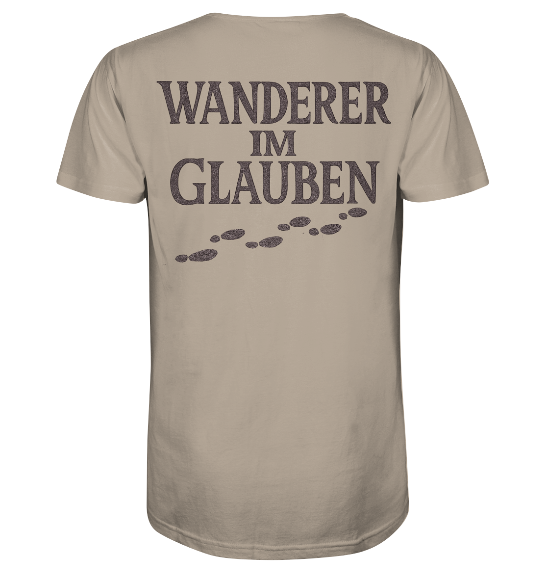 Wanderer im Glauben - Organic Shirt