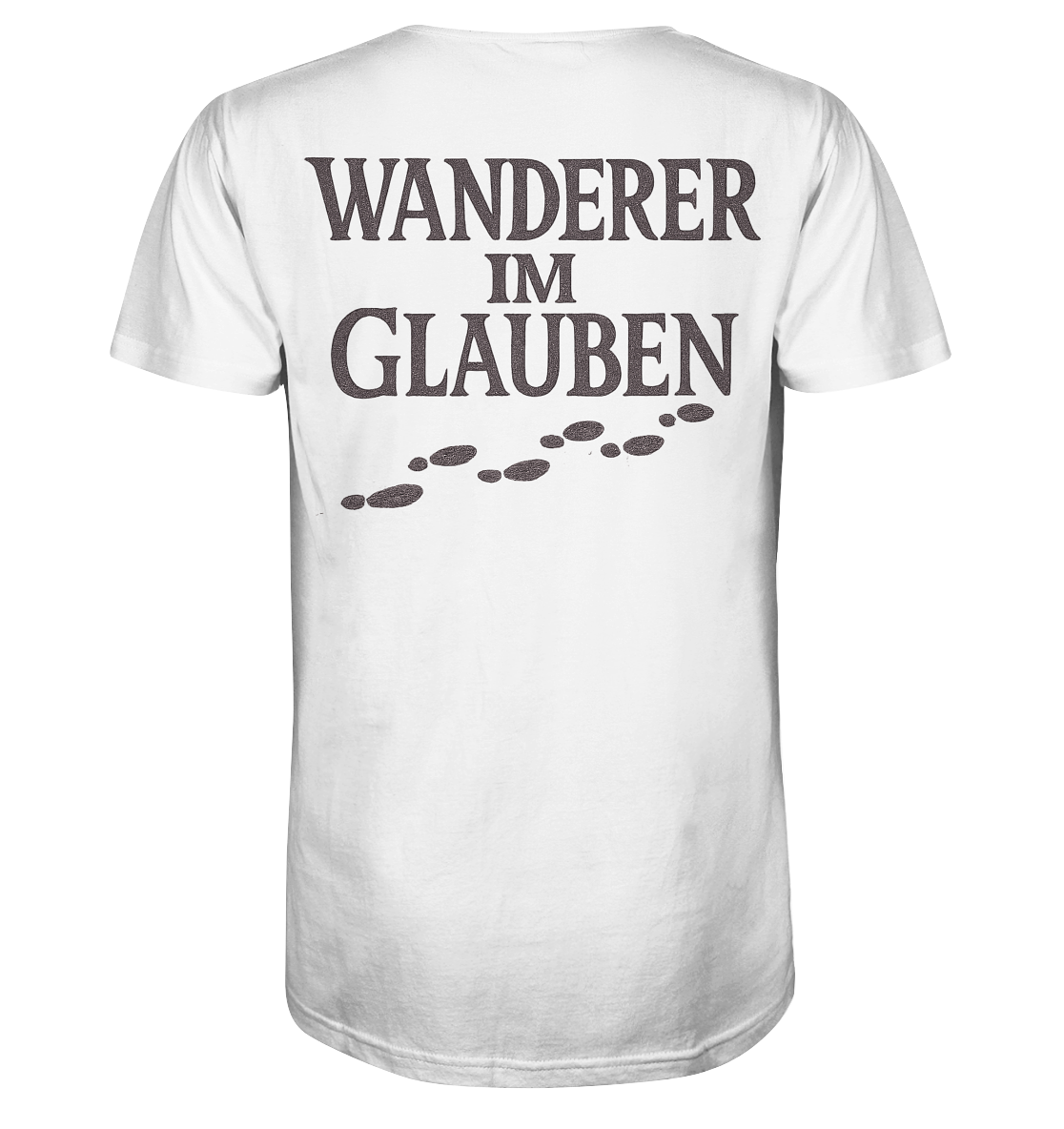 Wanderer im Glauben - Organic Shirt