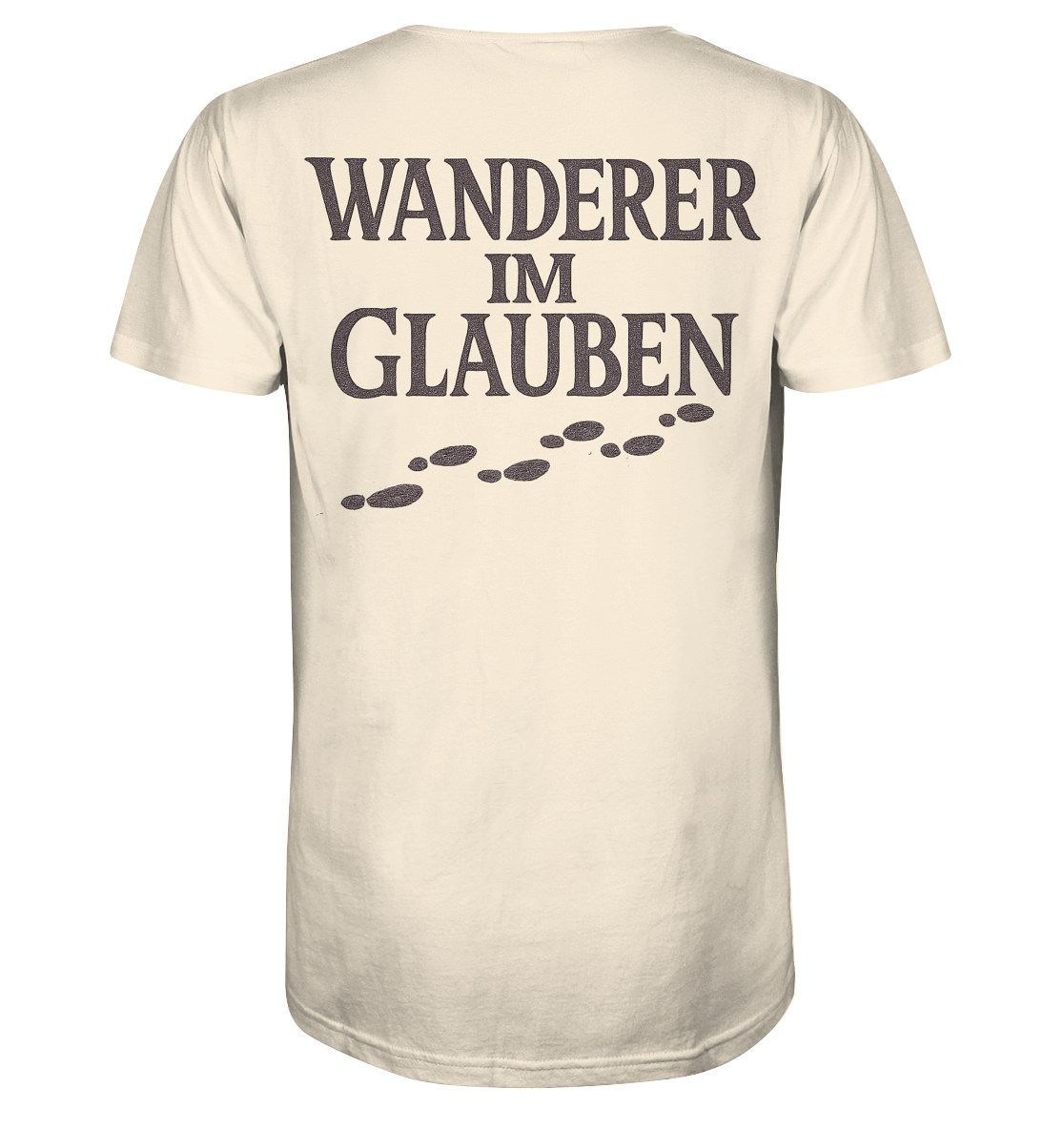Wanderer im Glauben - Organic Shirt