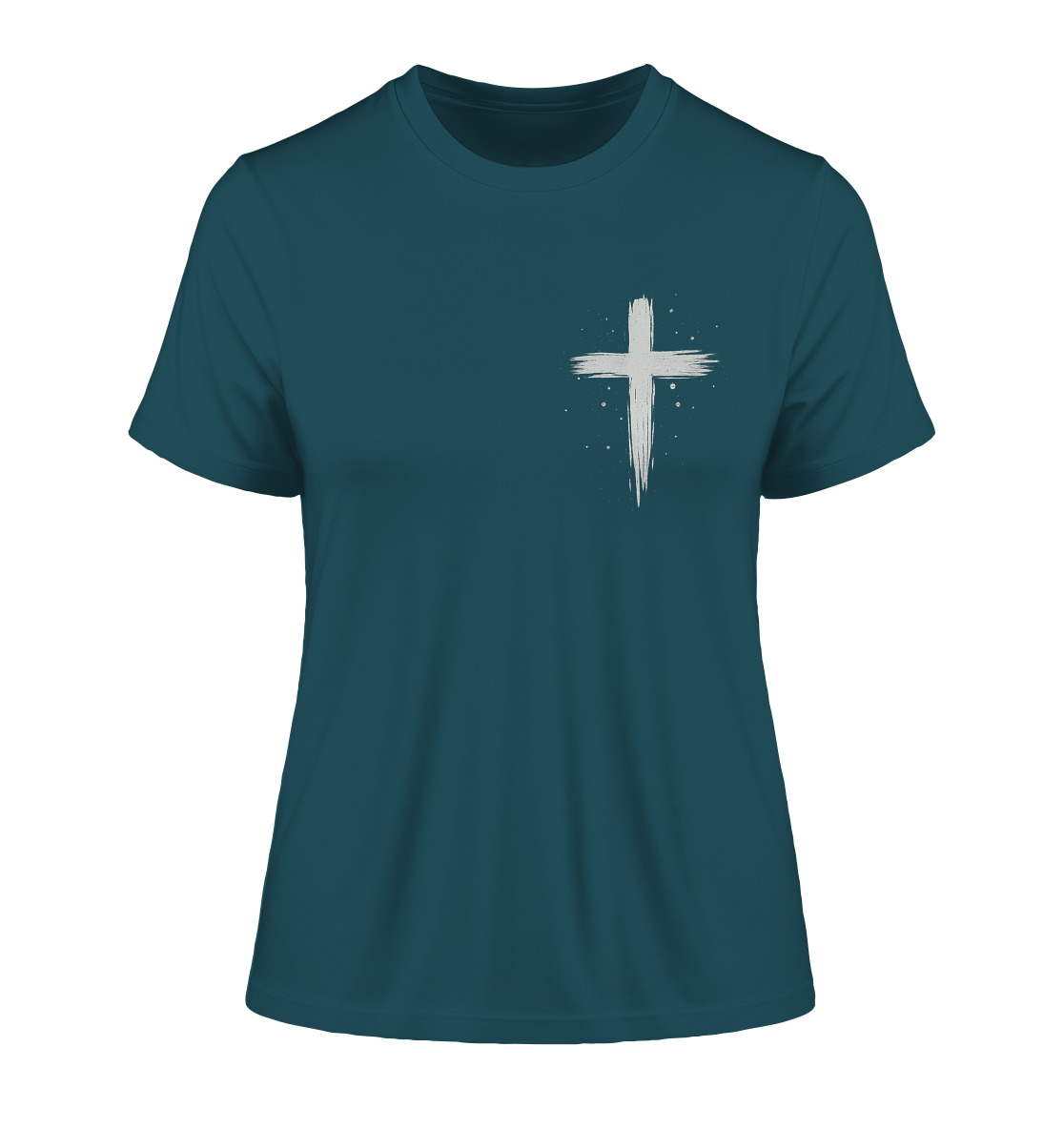 Jesus is Lord (Black-Edition) - Fitted Ladies Organic Shirt