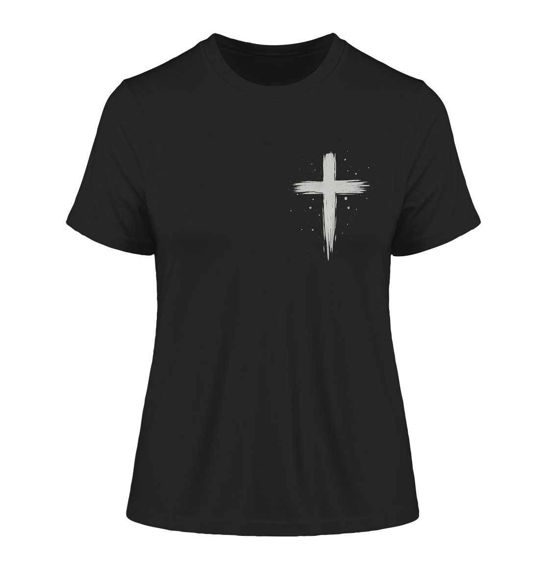 Jesus is Lord (Black-Edition) - Fitted Ladies Organic Shirt
