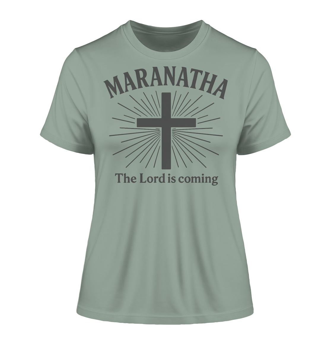 The Lord is coming - Fitted Ladies Organic Shirt