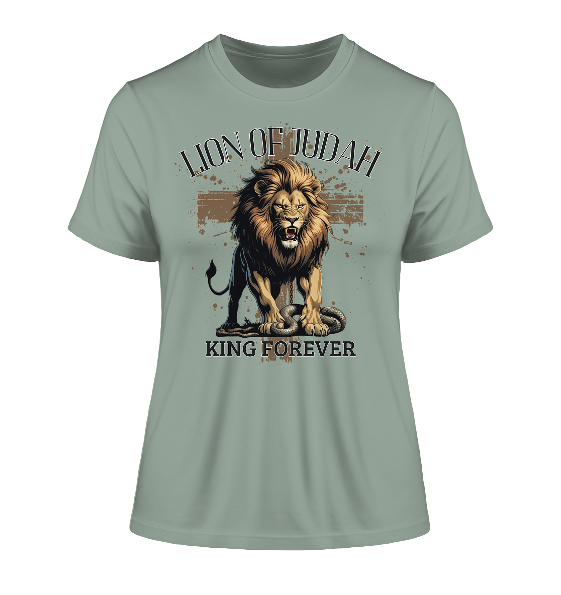 Lion of Judah - Fitted Ladies Organic Shirt