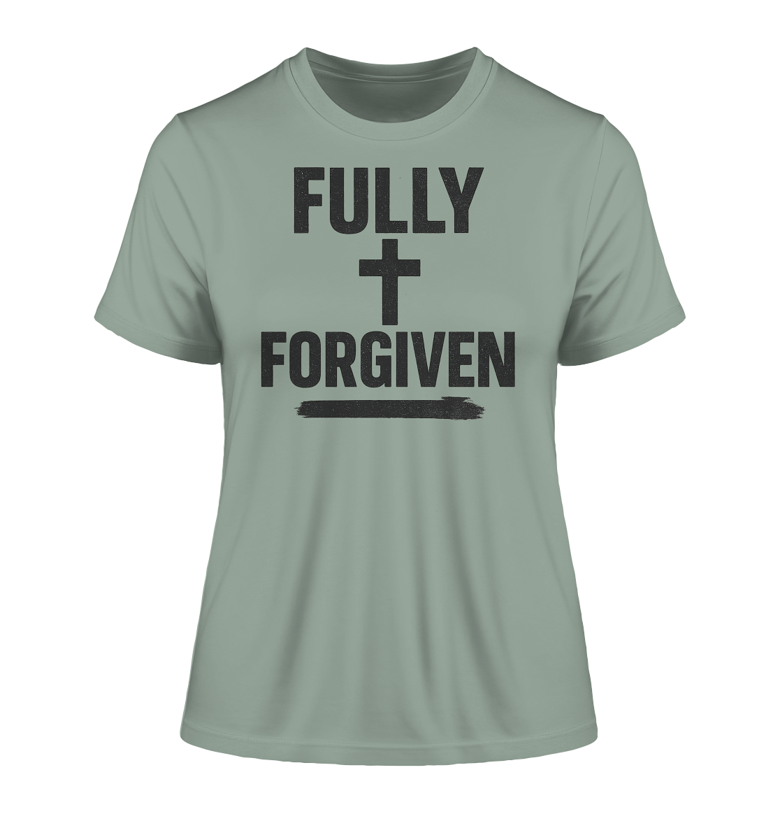 Fully Forgiven - Fitted Ladies Organic Shirt