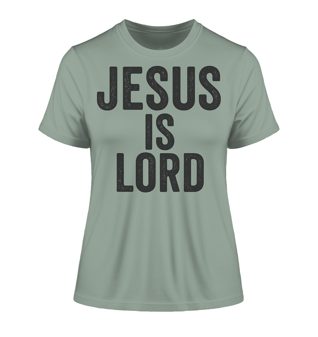 Jesus ist der Herr - Fitted Ladies Organic Shirt