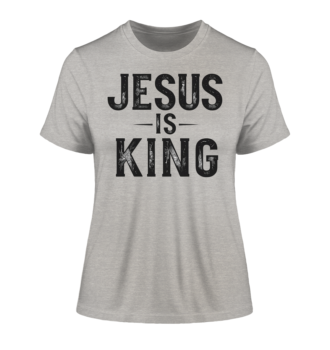 Jesus is King - Fitted Ladies Organic Shirt