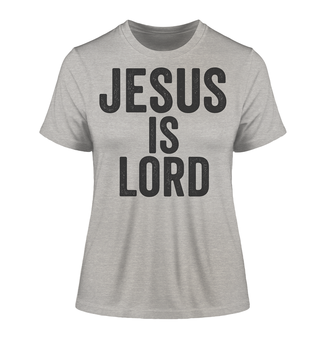 Jesus ist der Herr - Fitted Ladies Organic Shirt
