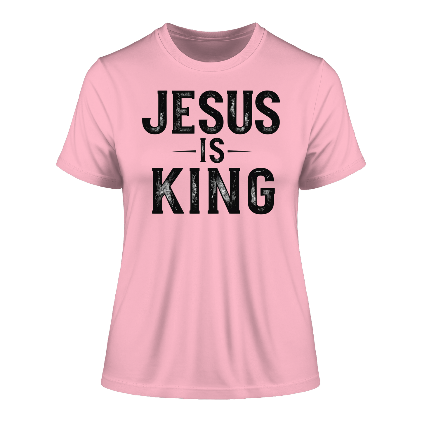 Jesus is King - Fitted Ladies Organic Shirt