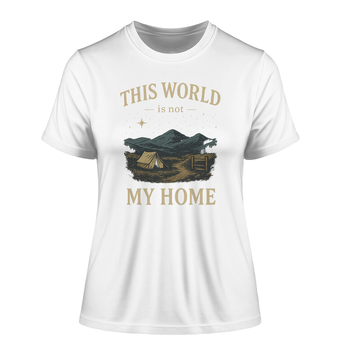 Not my Home - Fitted Ladies Organic Shirt