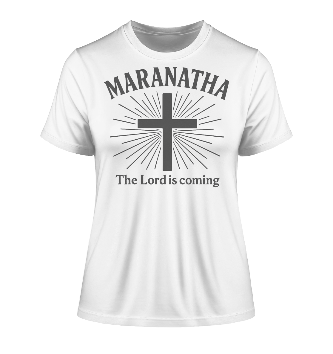 The Lord is coming - Fitted Ladies Organic Shirt