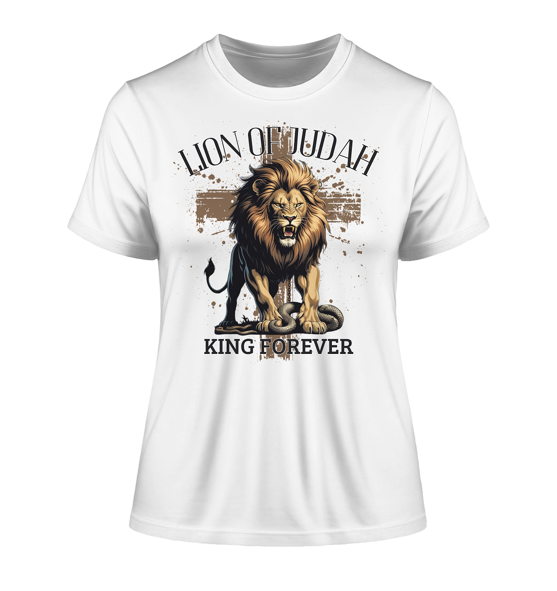 Lion of Judah - Fitted Ladies Organic Shirt