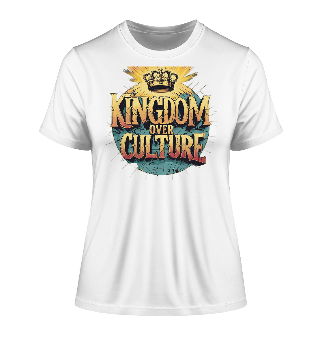 Kingdom over Culture - Fitted Ladies Organic Shirt