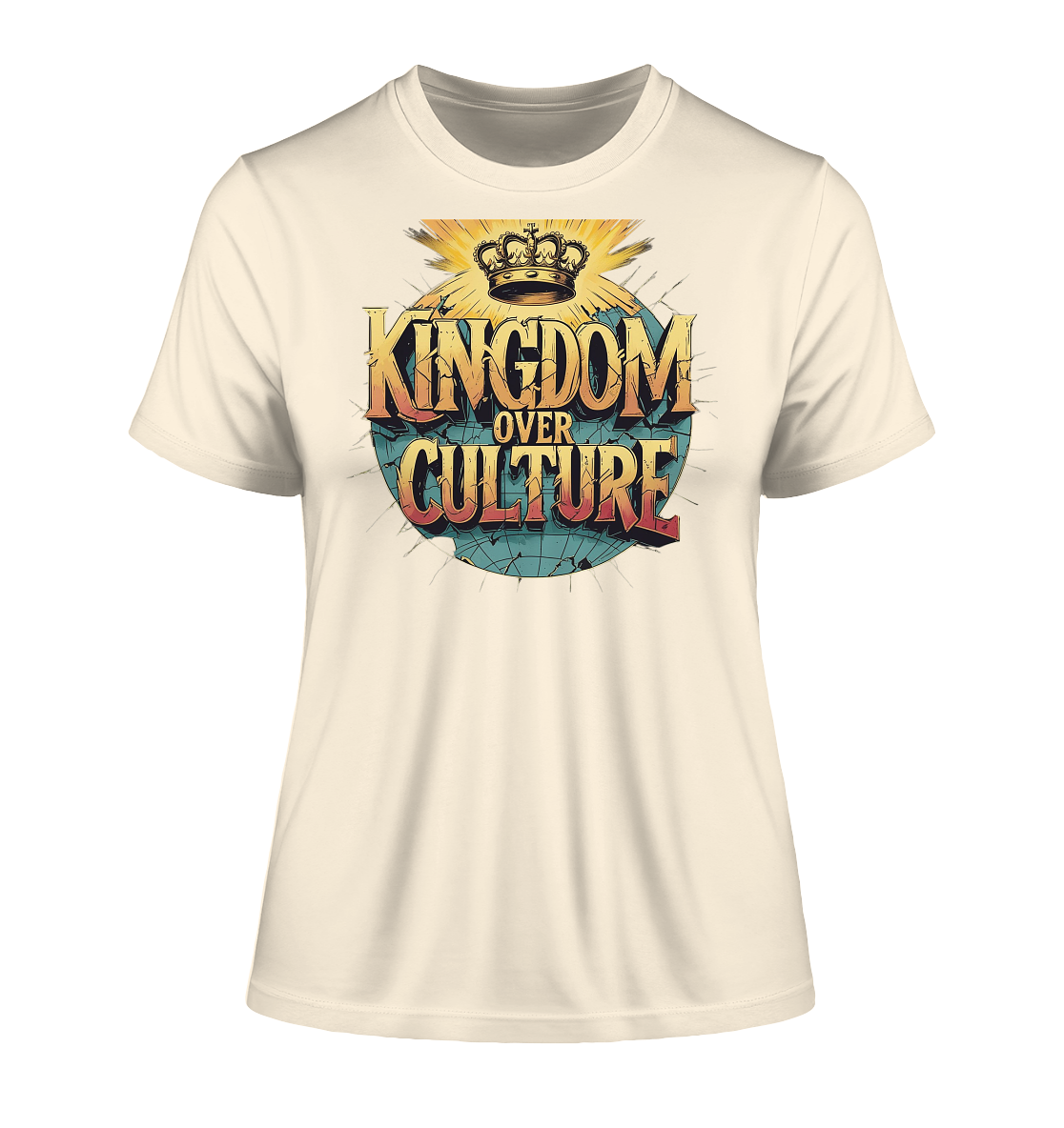 Kingdom over Culture - Fitted Ladies Organic Shirt