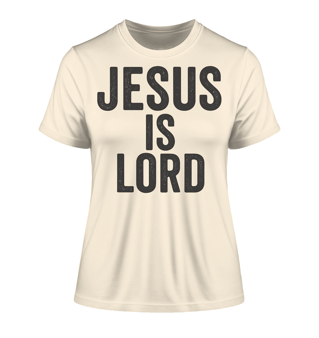 Jesus ist der Herr - Fitted Ladies Organic Shirt