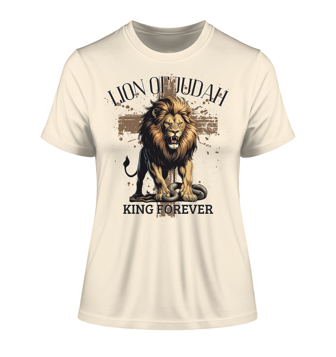 Lion of Judah - Fitted Ladies Organic Shirt