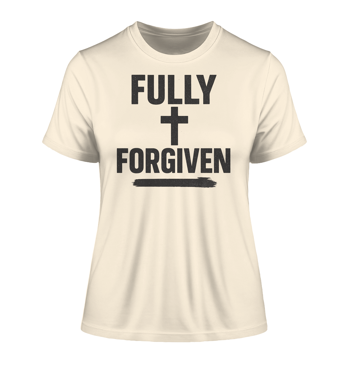 Fully Forgiven - Fitted Ladies Organic Shirt