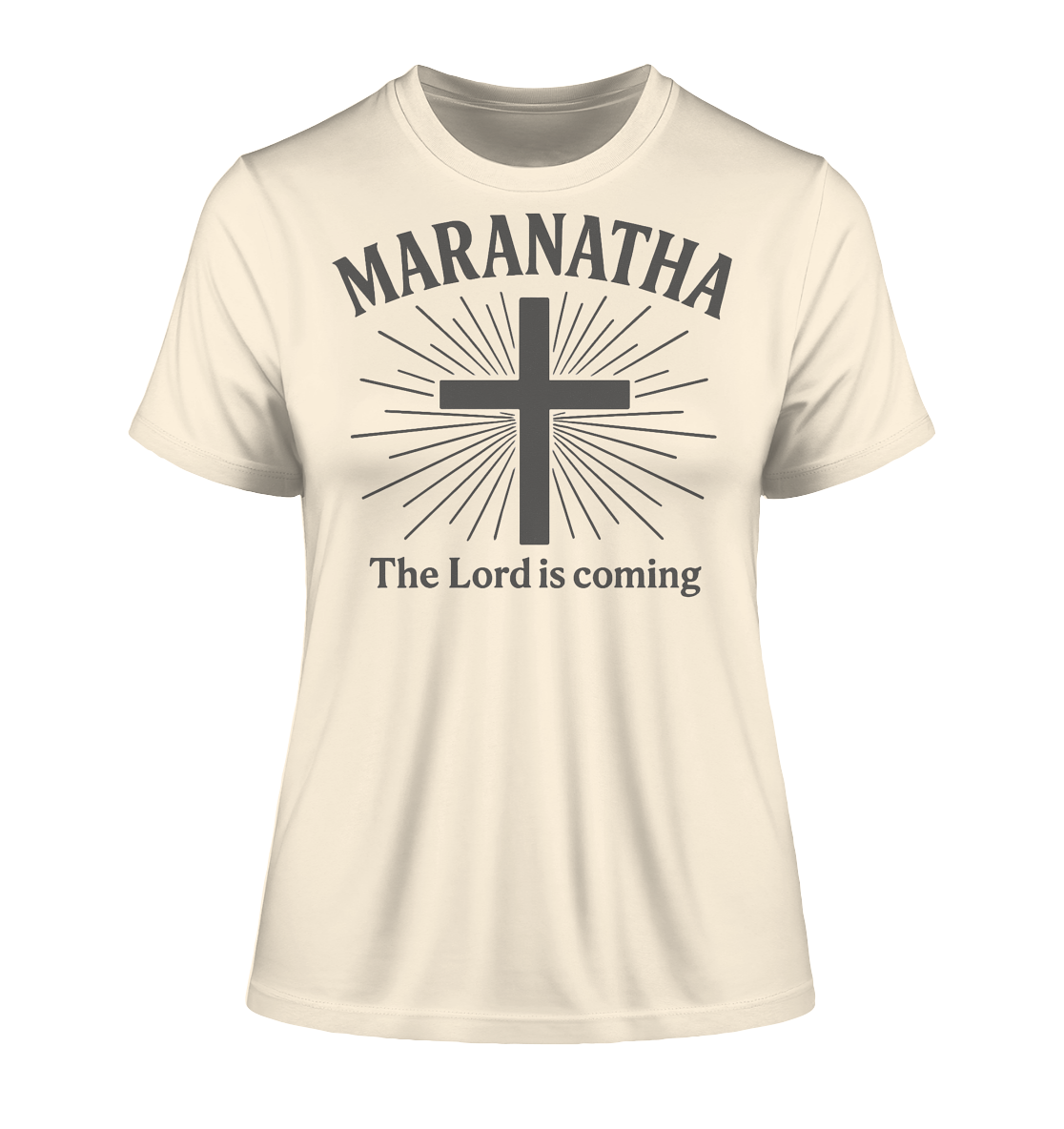 The Lord is coming - Fitted Ladies Organic Shirt