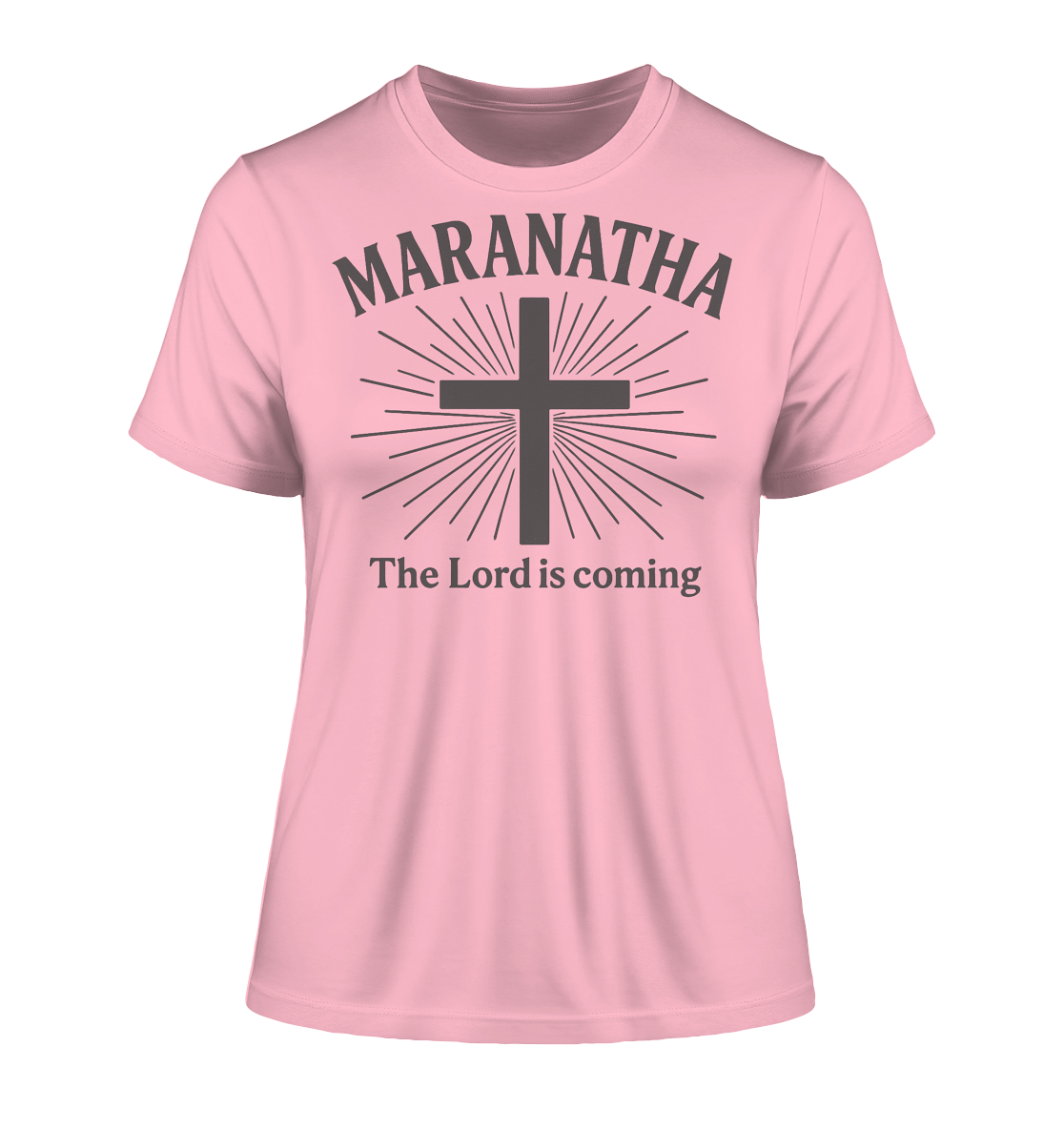 The Lord is coming - Fitted Ladies Organic Shirt