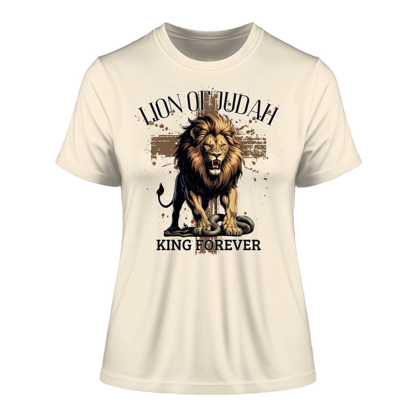 Lion of Judah - Fitted Ladies Organic Shirt