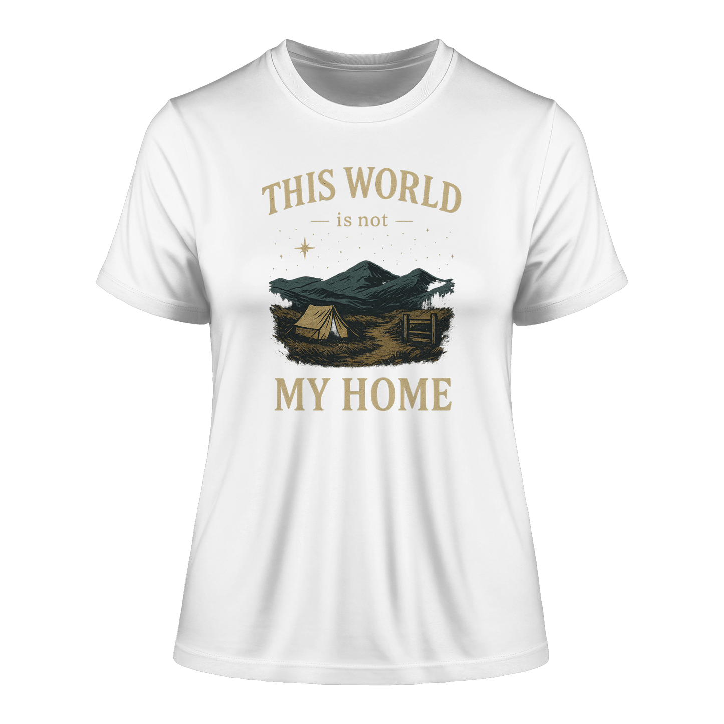 Not my Home - Fitted Ladies Organic Shirt