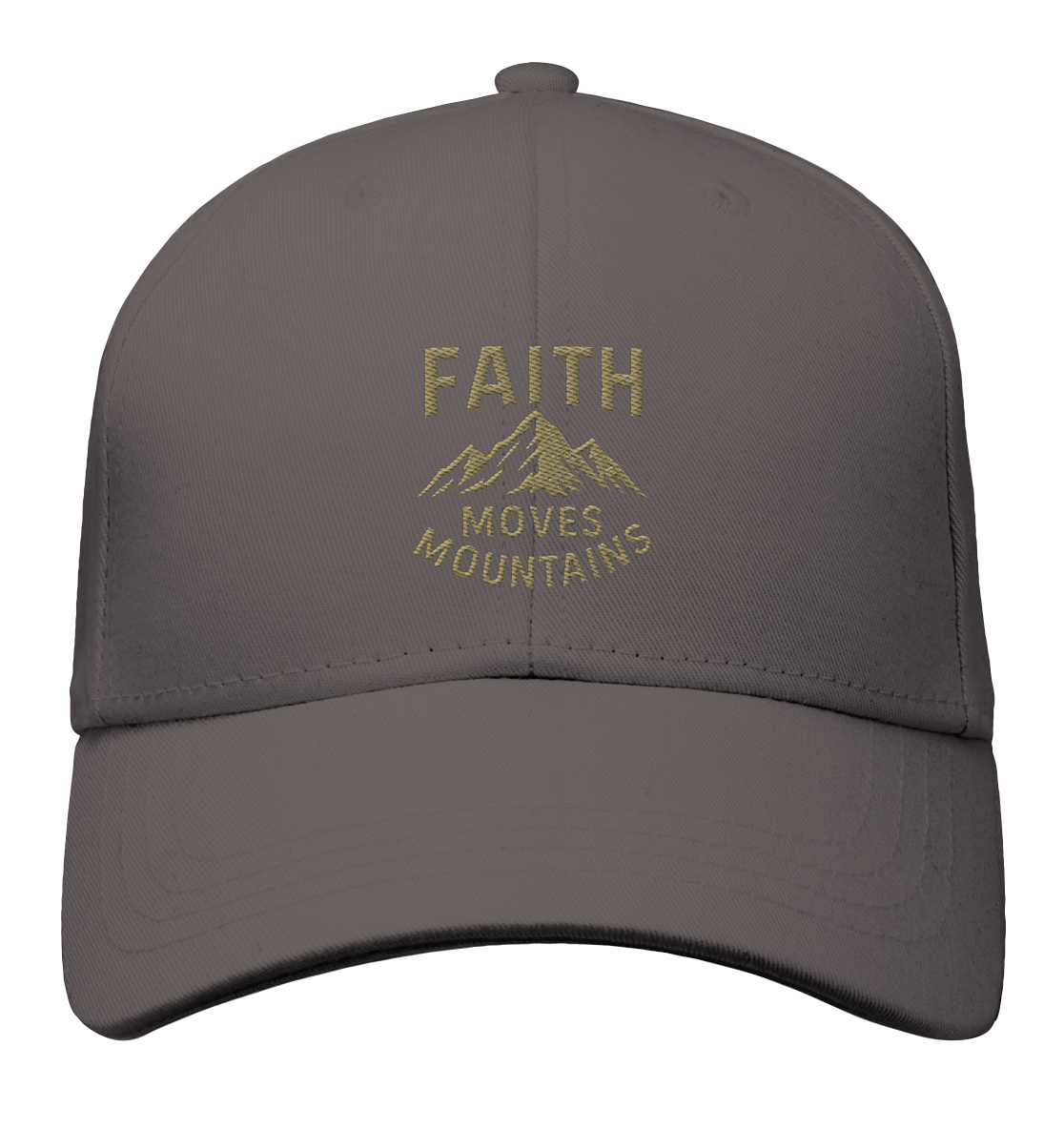 Faith moves Mountain - Organic Baseball Cap