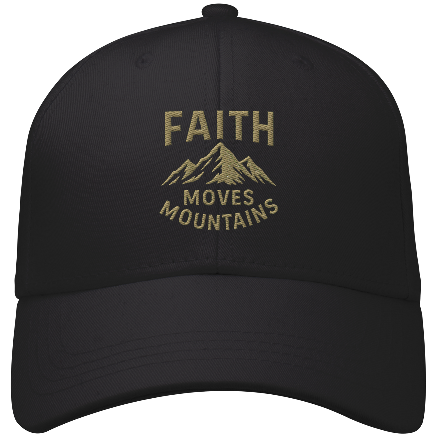 Faith moves Mountain - Organic Baseball Cap