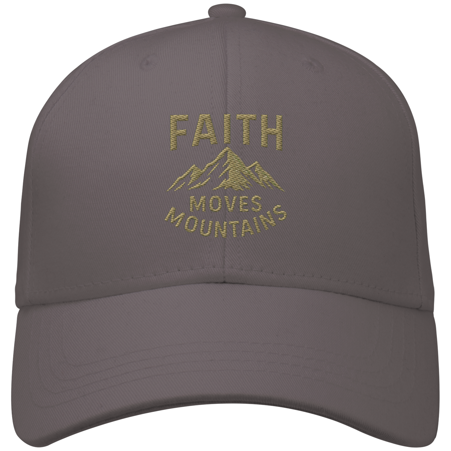 Faith moves Mountain - Organic Baseball Cap