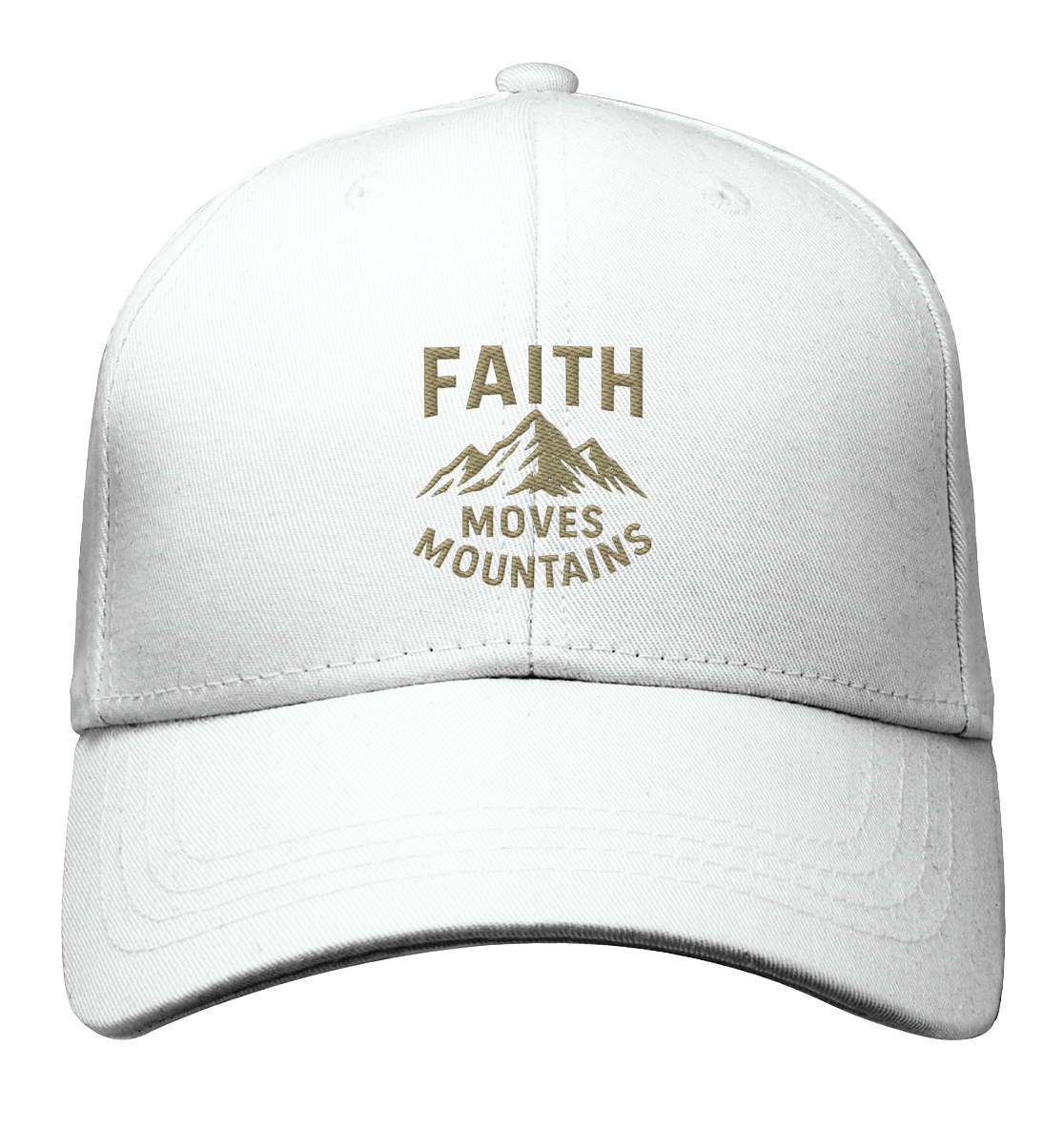 Faith moves Mountain - Organic Baseball Cap