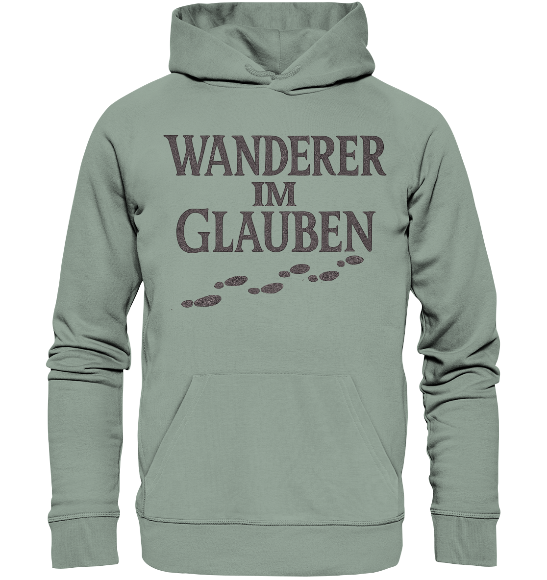 Wanderer im Glauben - Organic Hoodie