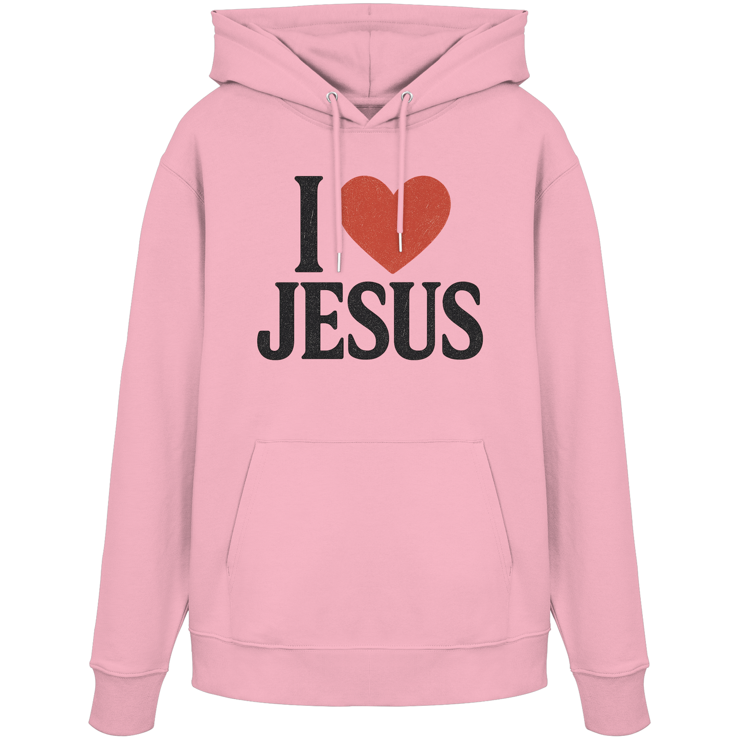 I ❤️ Jesus - Organic Hoodie