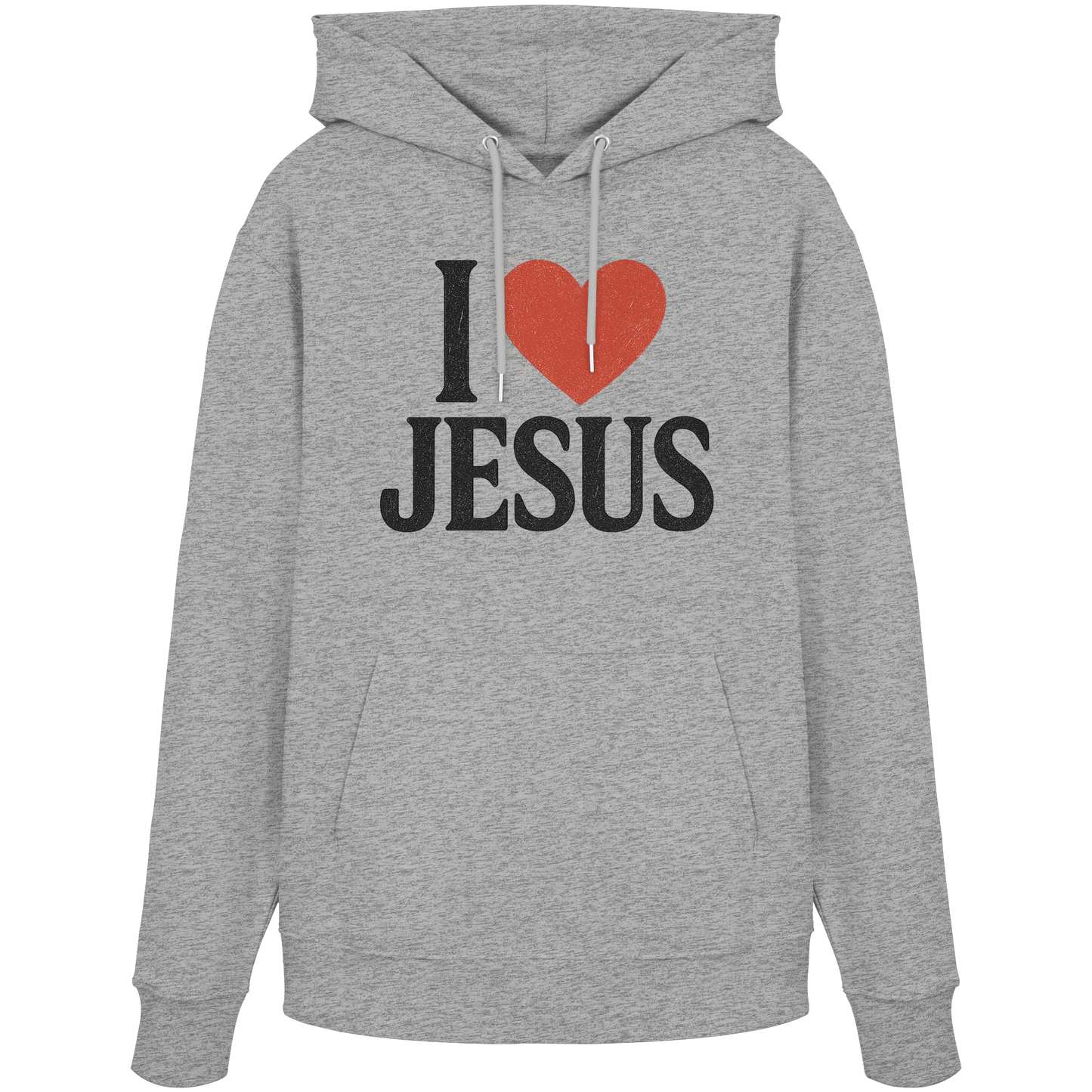 I ❤️ Jesus - Organic Hoodie