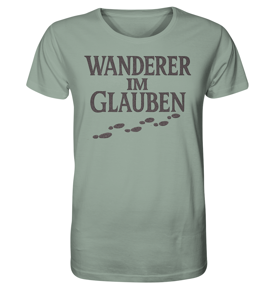 Wanderer im Glauben - Organic Shirt