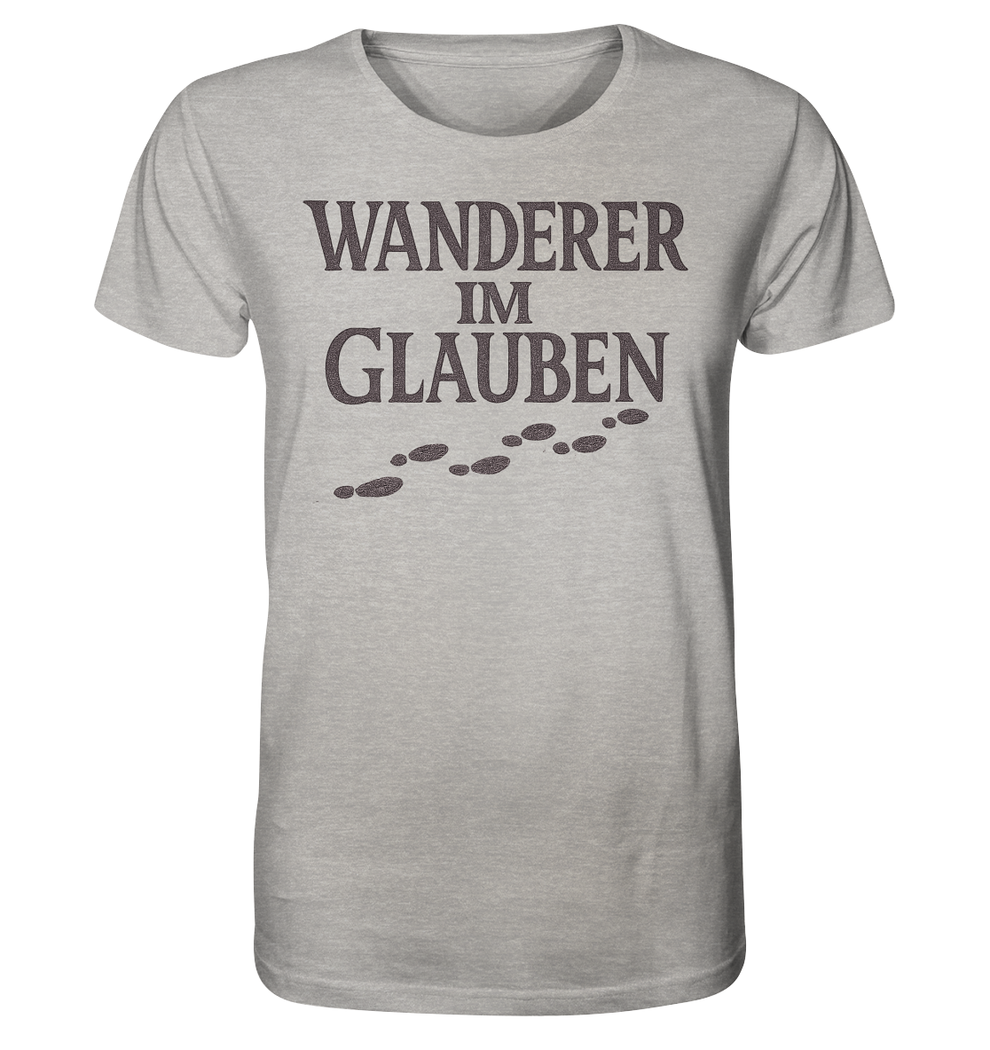 Wanderer im Glauben - Organic Shirt