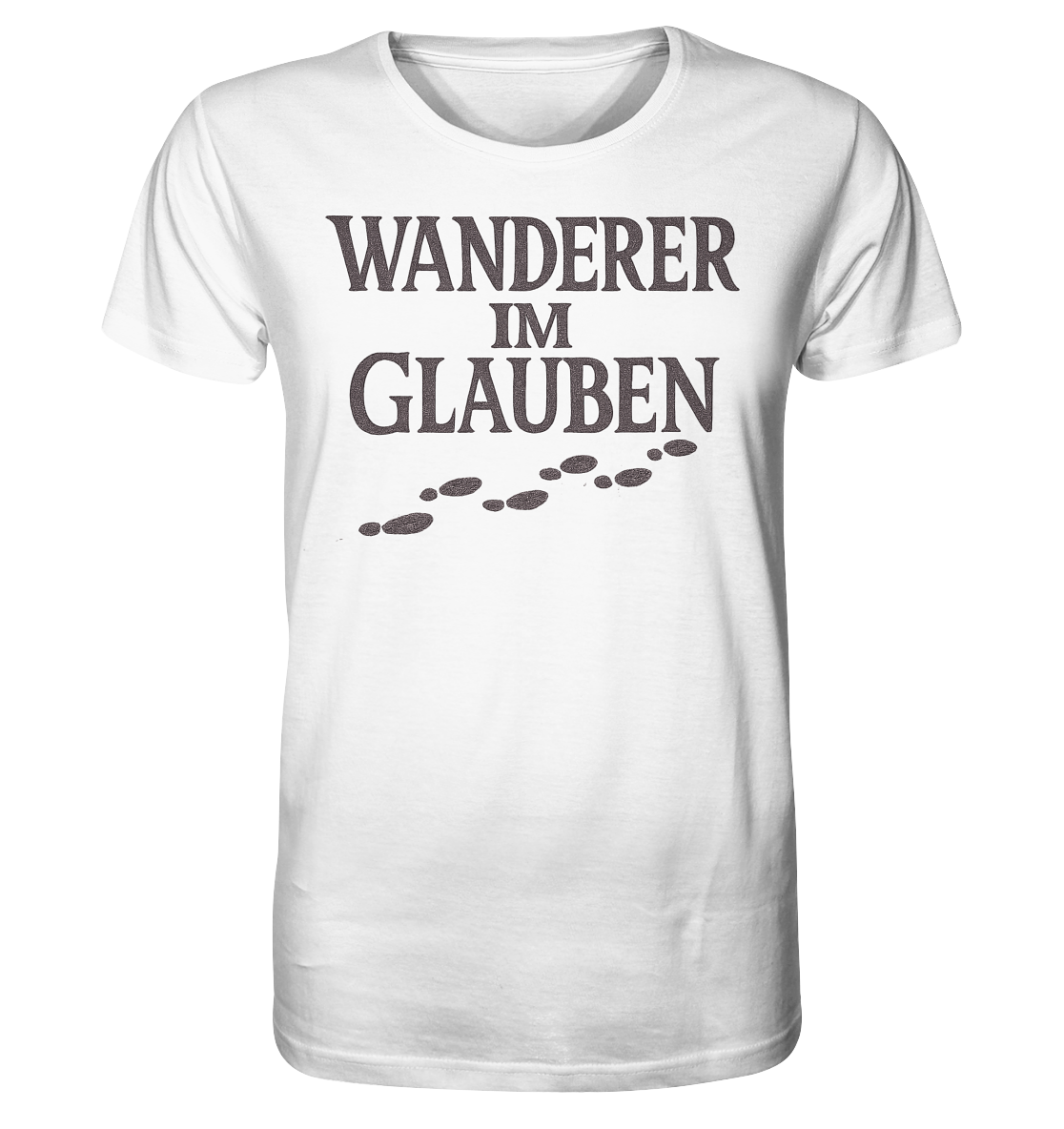 Wanderer im Glauben - Organic Shirt