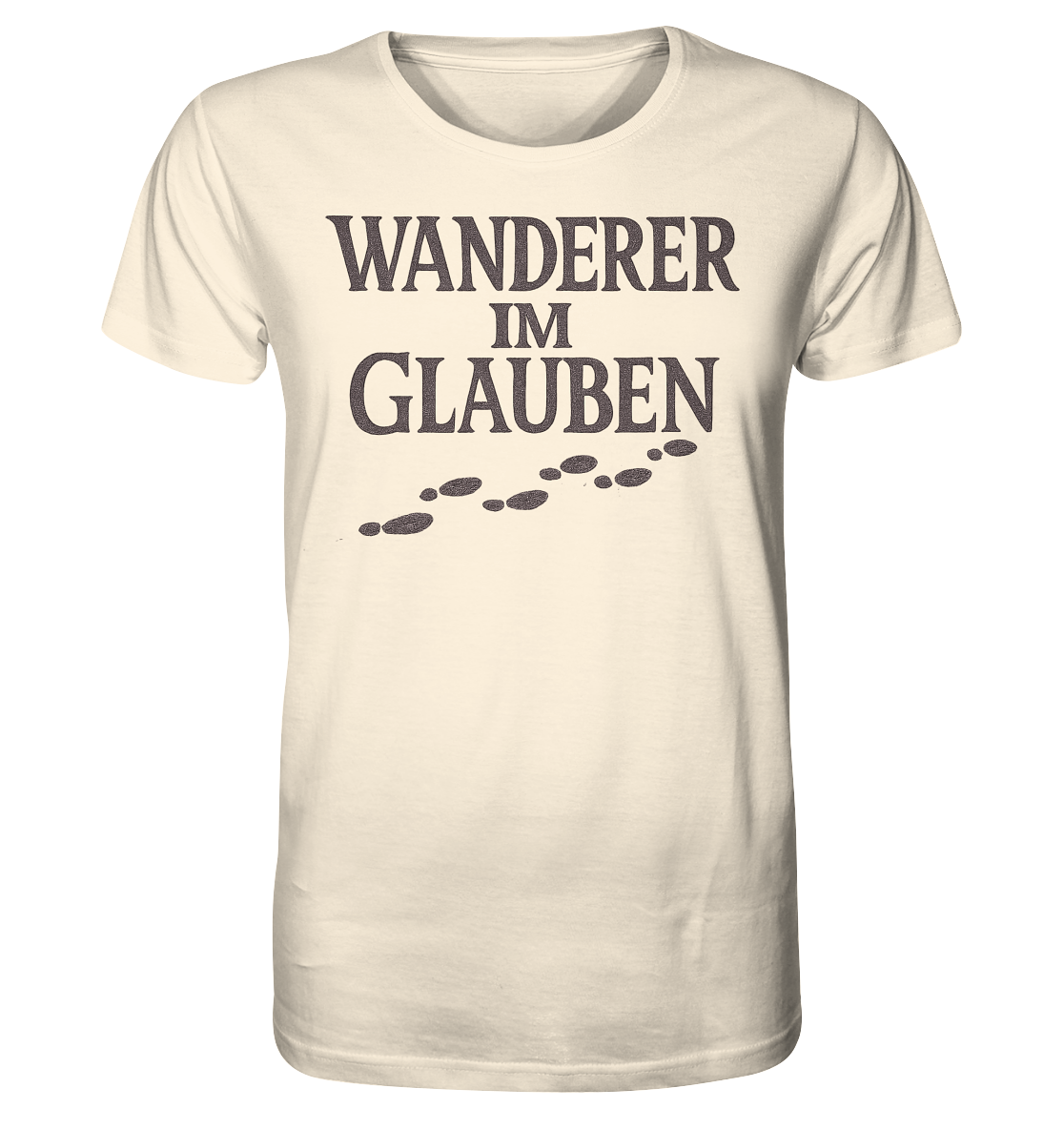 Wanderer im Glauben - Organic Shirt