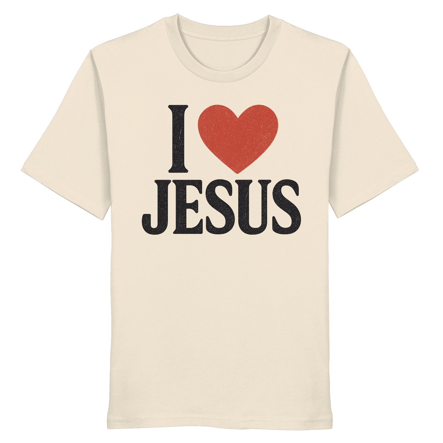 I ❤️ Jesus – Organic Shirt
