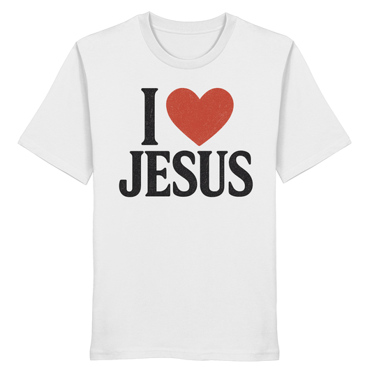 I ❤️ Jesus – Organic Shirt