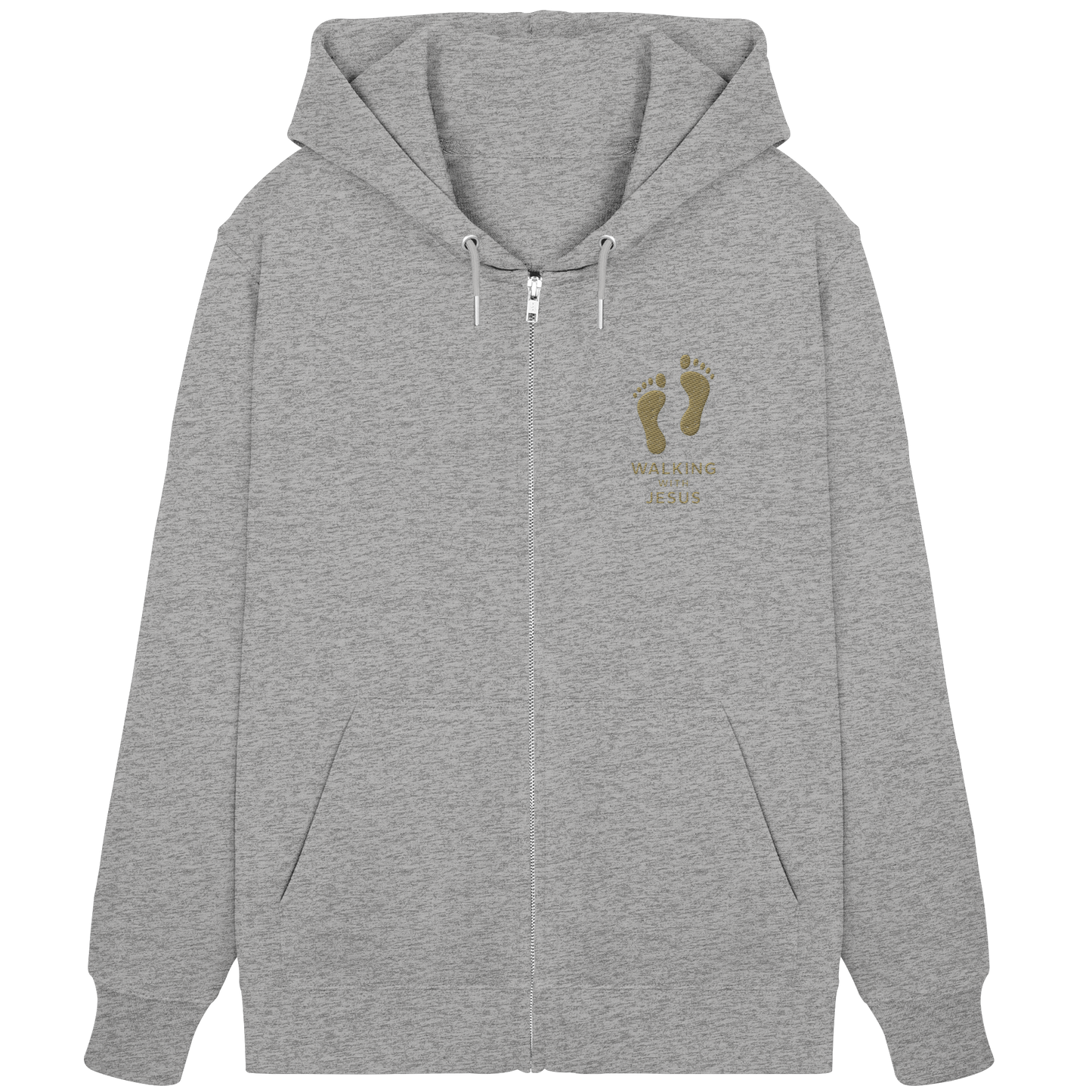 Walking with Jesus - Organic Zipper (Stick)