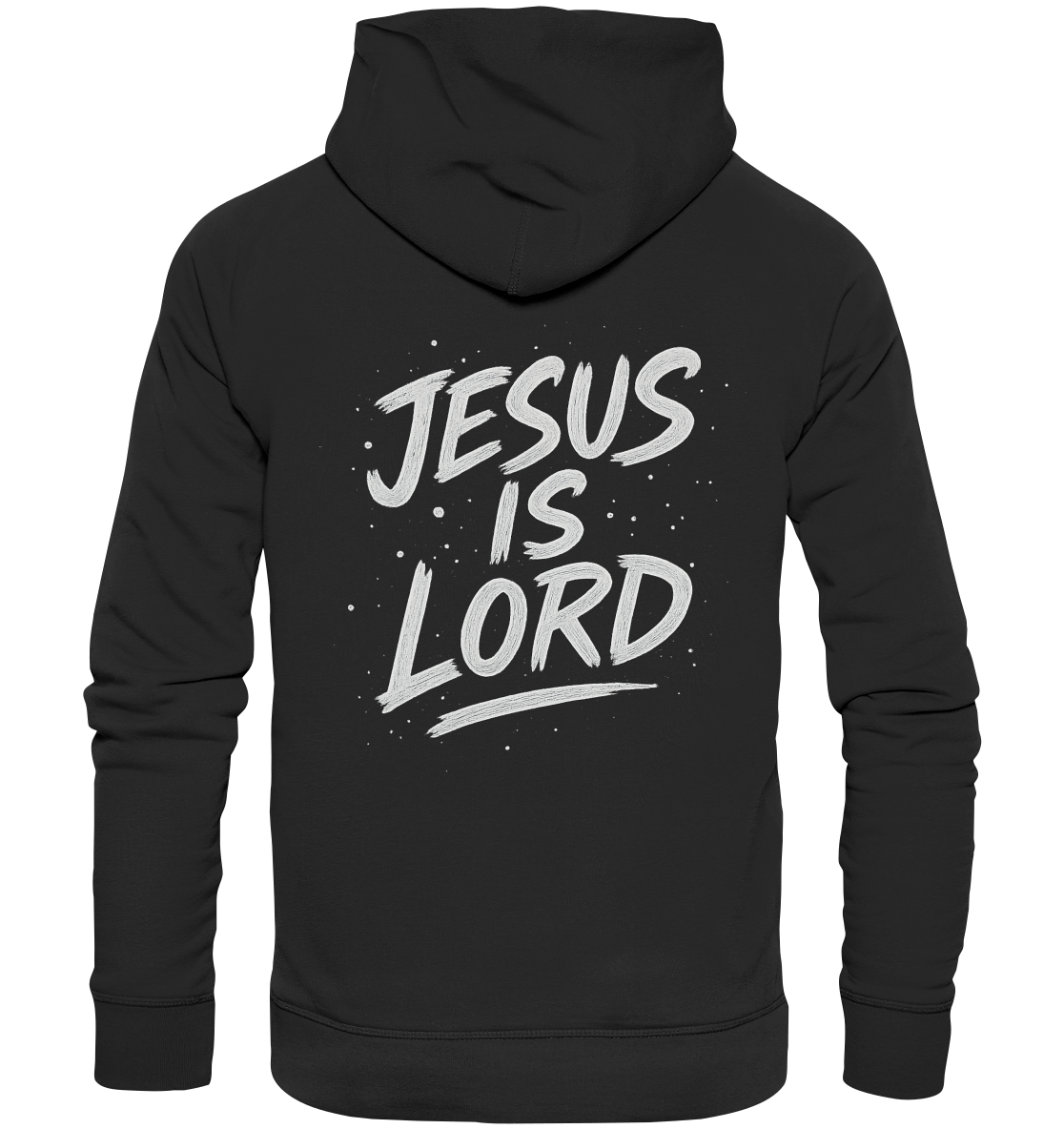 Jesus is Lord (Black-Edition)  - Organic Hoodie