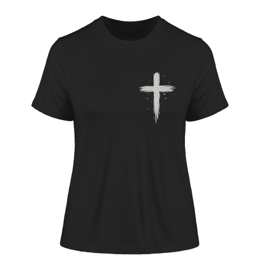 Jesus is Lord (Black-Edition)  - Fitted Ladies Organic Shirt