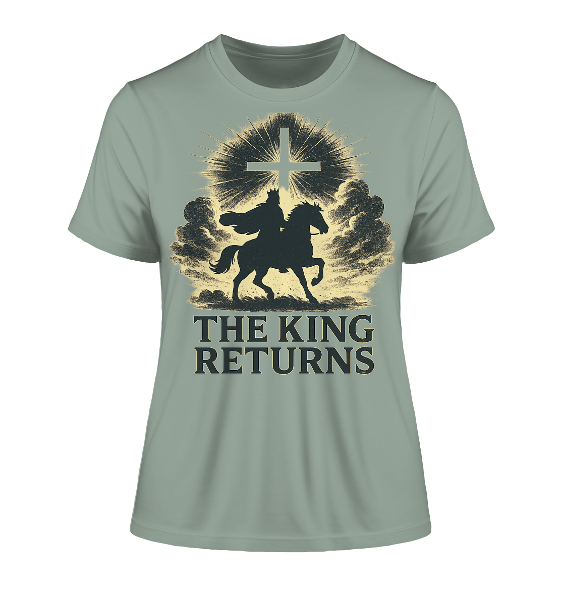 The King Returns - Fitted Ladies Organic Shirt