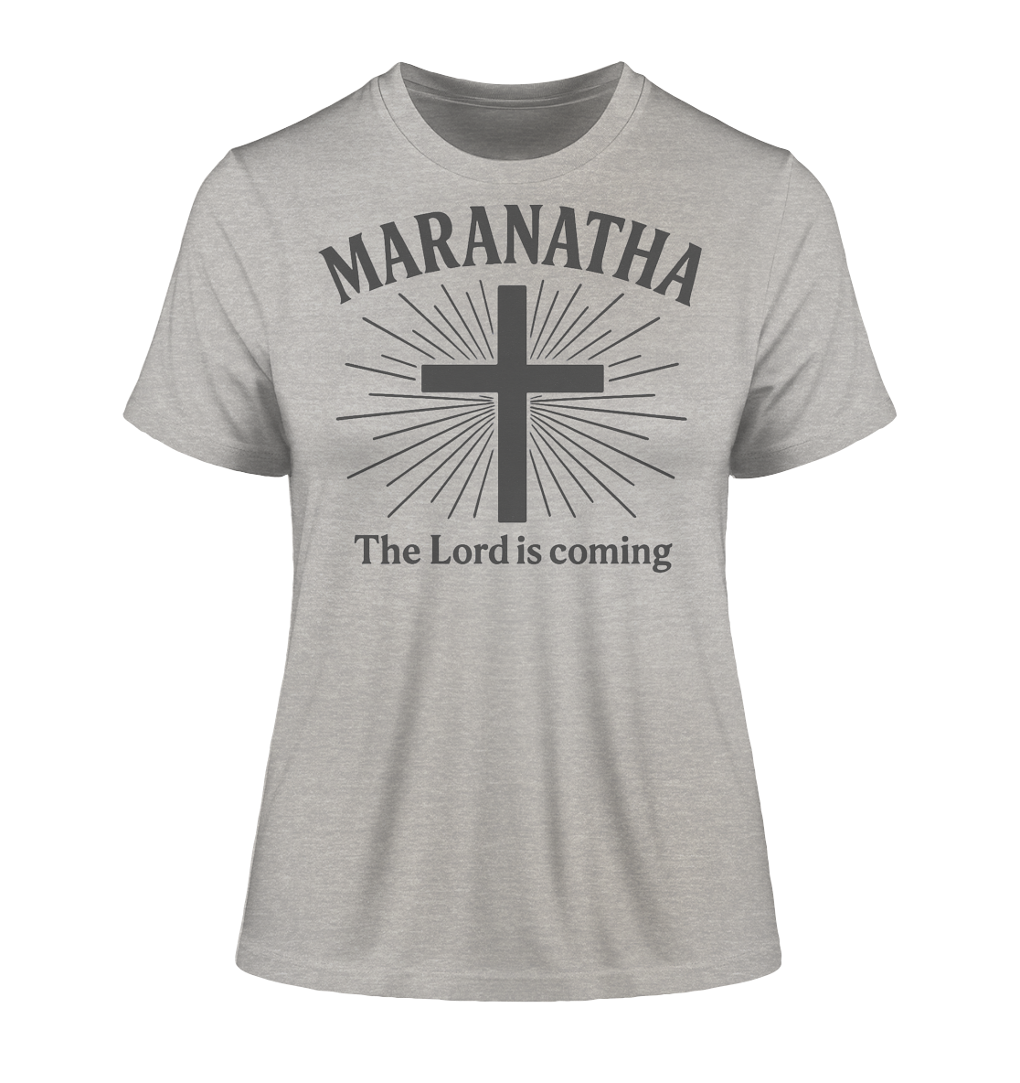 The Lord is coming - Fitted Ladies Organic Shirt