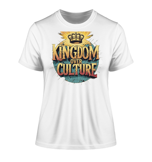 Kingdom over Culture - Fitted Ladies Organic Shirt
