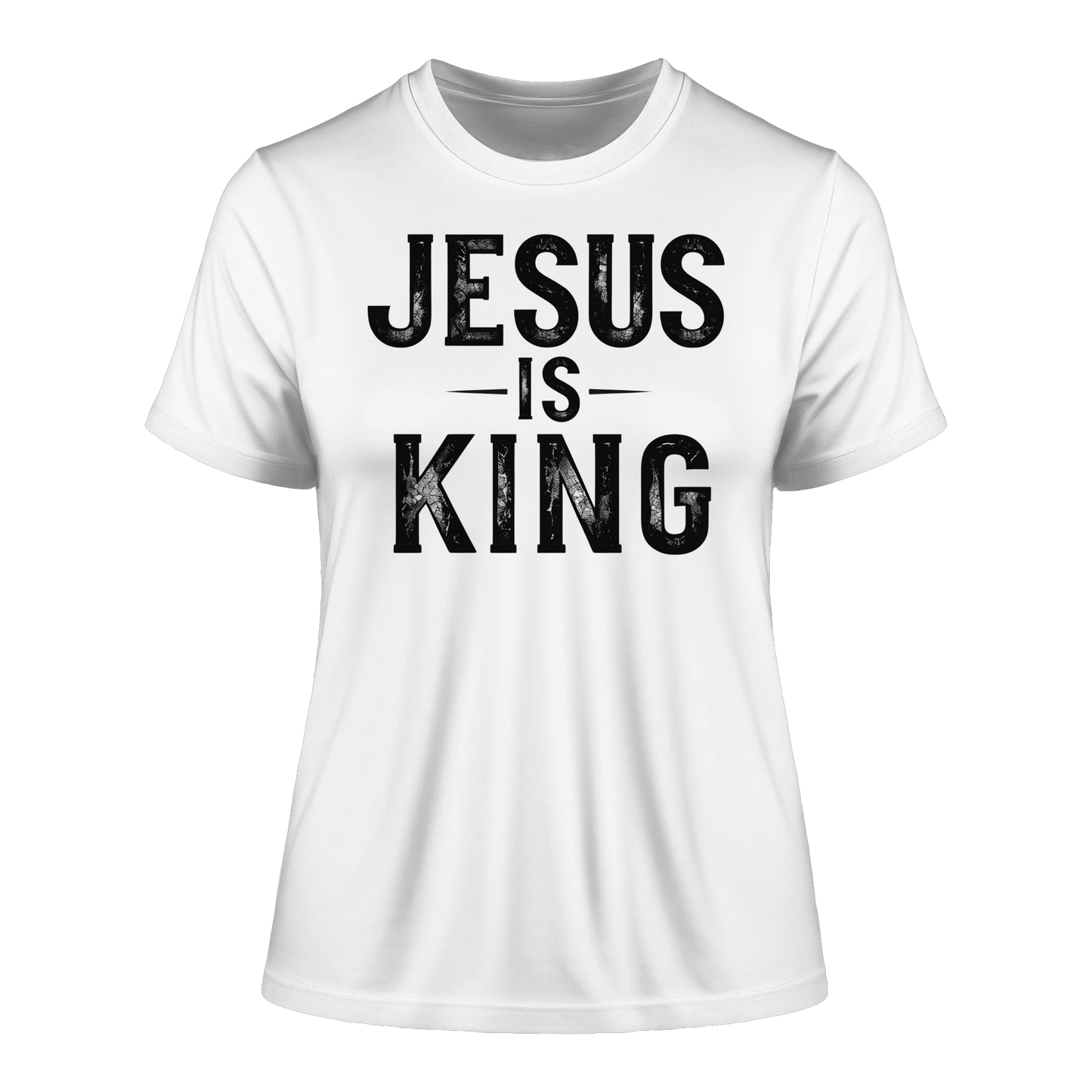 Jesus is King - Fitted Ladies Organic Shirt